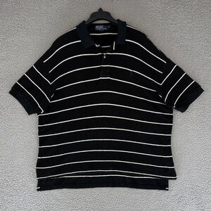 Polo by Ralph Lauren men’s XL short sleeve polo shirt Black & White striped